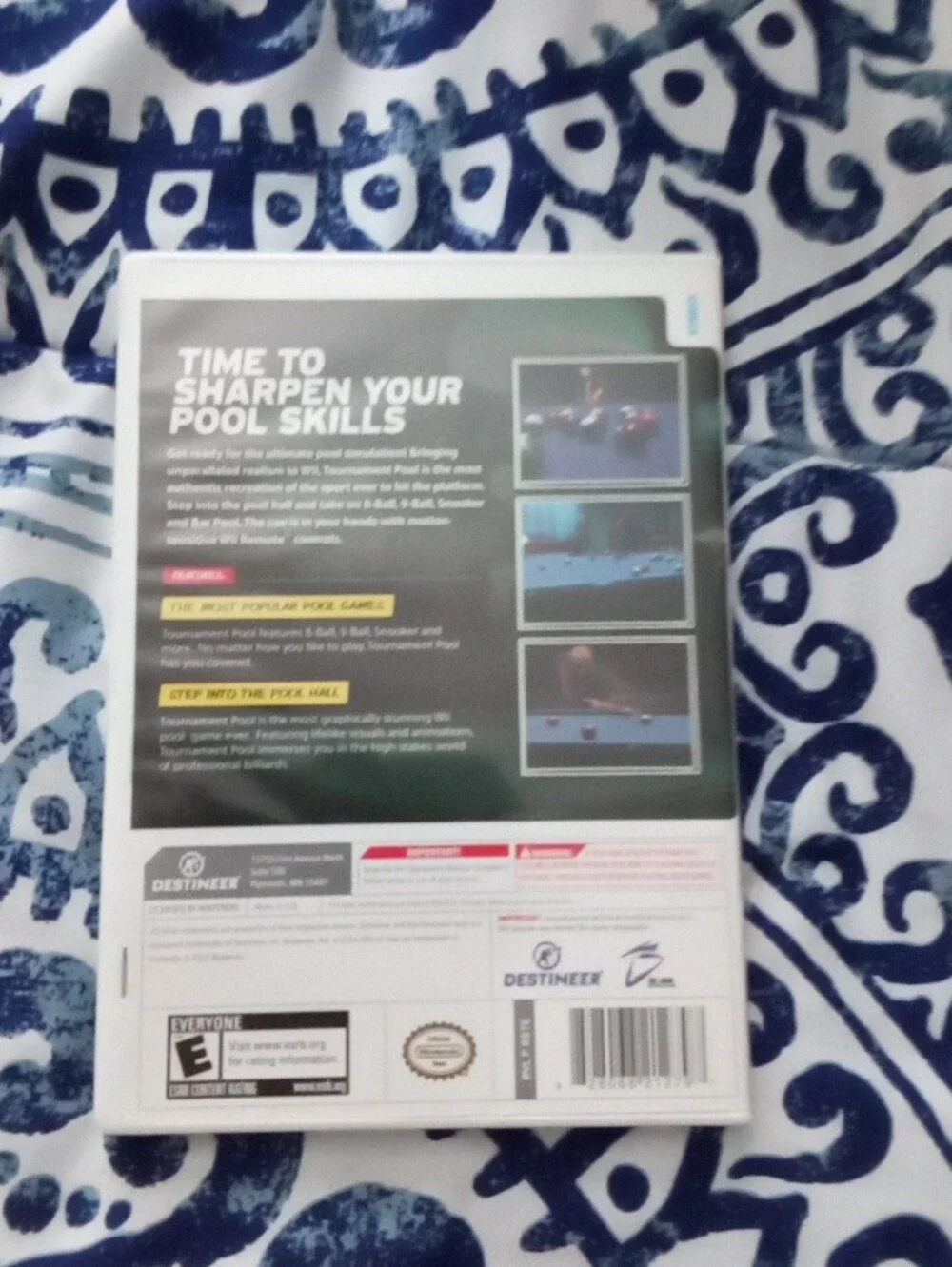 Tournament Pool (Wii) Video Game - Yellow Ball Cover